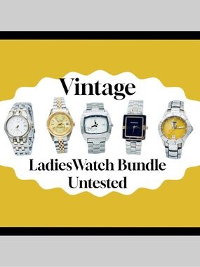 5 For The Price Of 1. Untested Women’s Watches